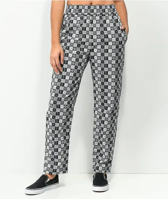 Vans x Skateistan Black & White Print Elastic Waist Pants