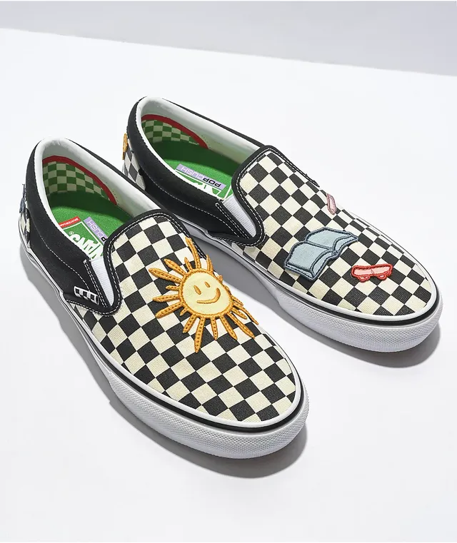 Checkerboard Vans Vans Slip Ons Zumiez Skate Shoes Checkered Vans