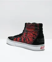 Vans x Stranger Things Sk8-Hi Reissue Black & Red Skate Shoes