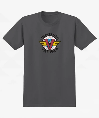 Venture Bloodshot Charcoal T-Shirt