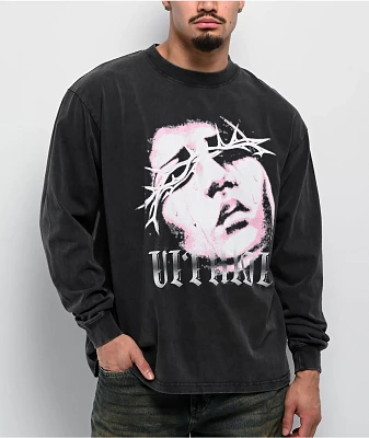 Vitriol Damisel Vintage Black Long Sleeve T-Shirt