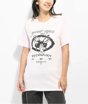 Vitriol Eyes On Tech Pink T-Shirt