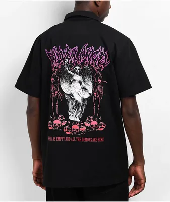 Vitriol Misery Black Short Sleeve Work Shirt