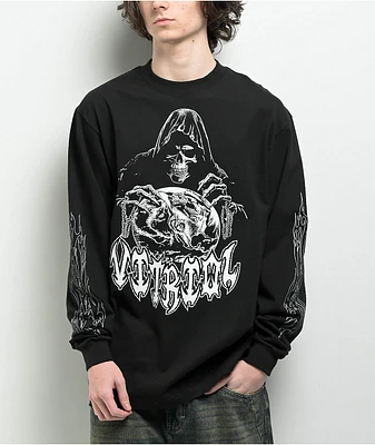 Vitriol Monster Flash Black Long Sleeve T-Shirt