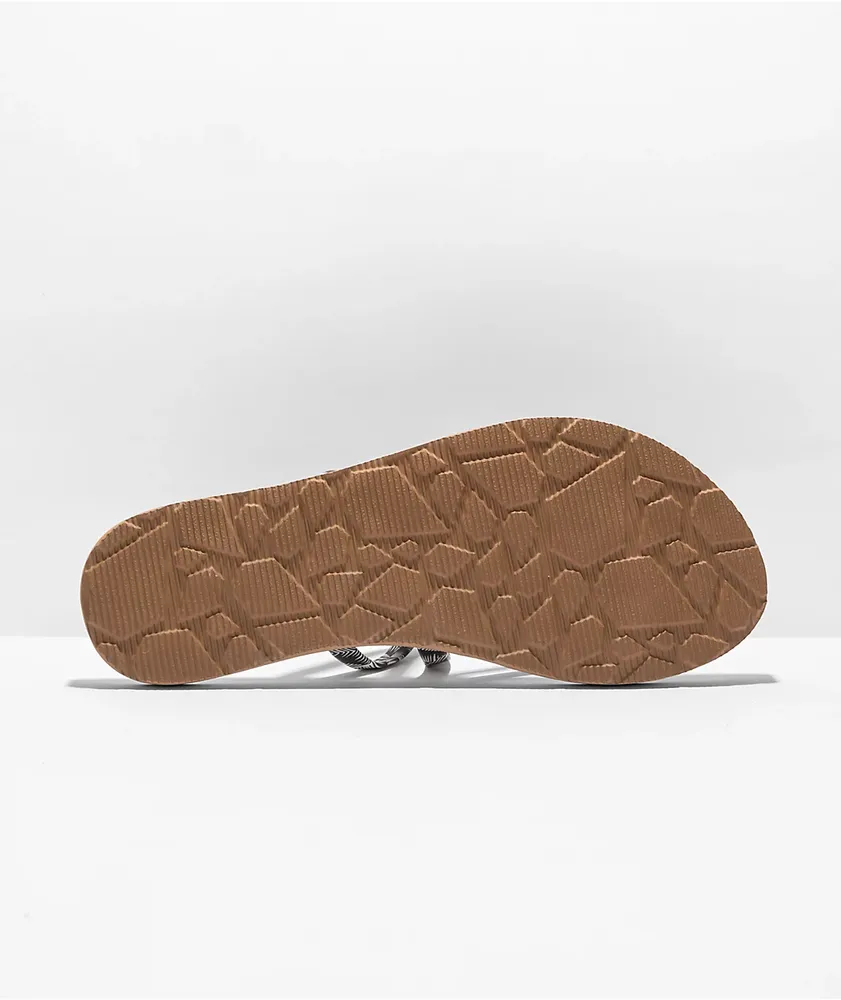 Volcom Easy Breezy II Black & White Sandals