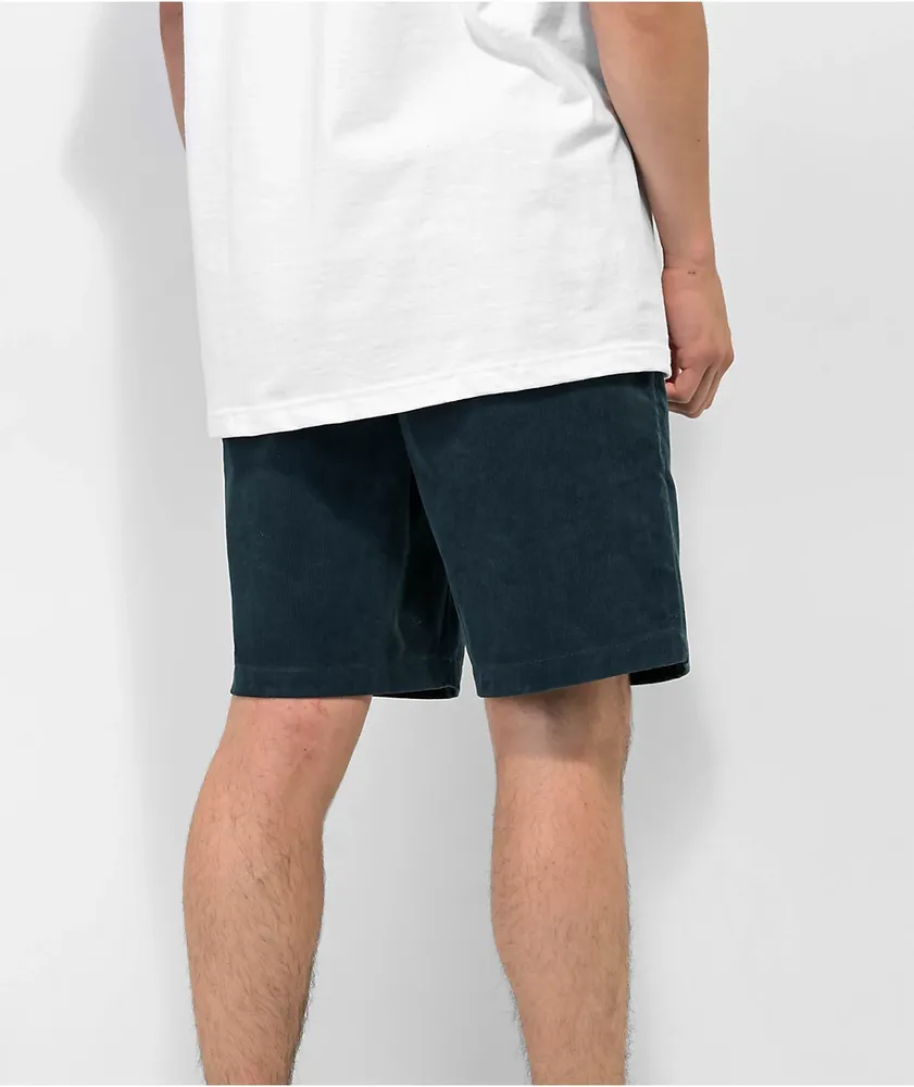 Volcom Frickin Mix Blue Corduroy Shorts