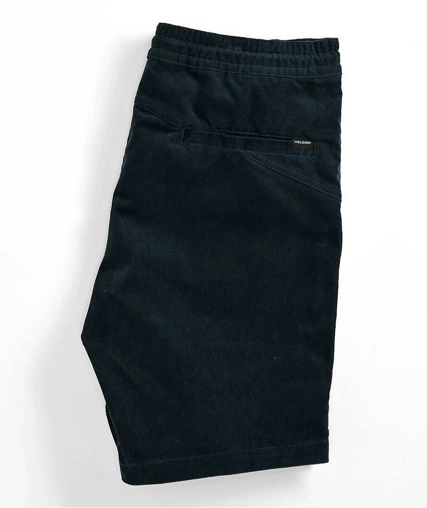 Volcom Frickin Mix Blue Corduroy Shorts