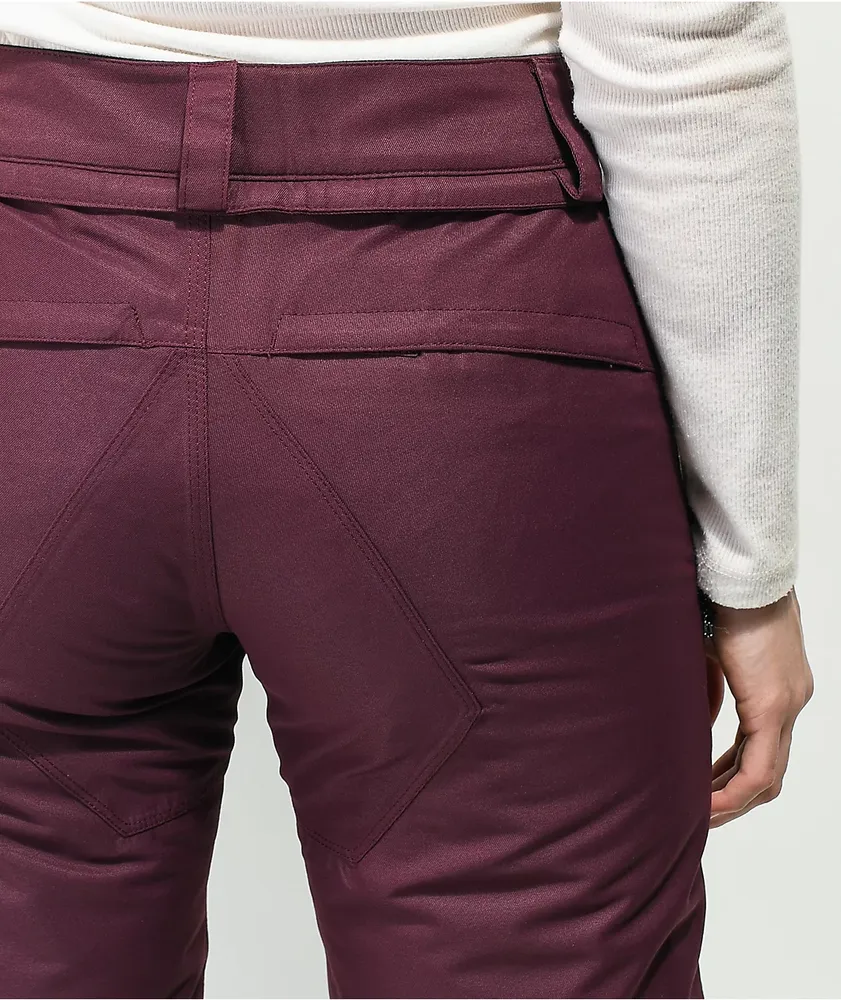 Volcom Frochickie Merlot 10K Insulated Snowboard Pants