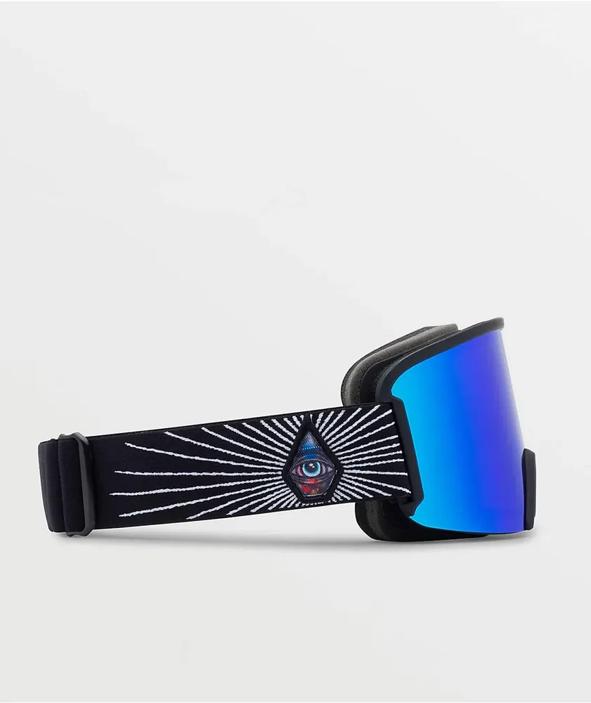 Volcom Garden Jamie Lynn Blue Snowboard Goggles 2024