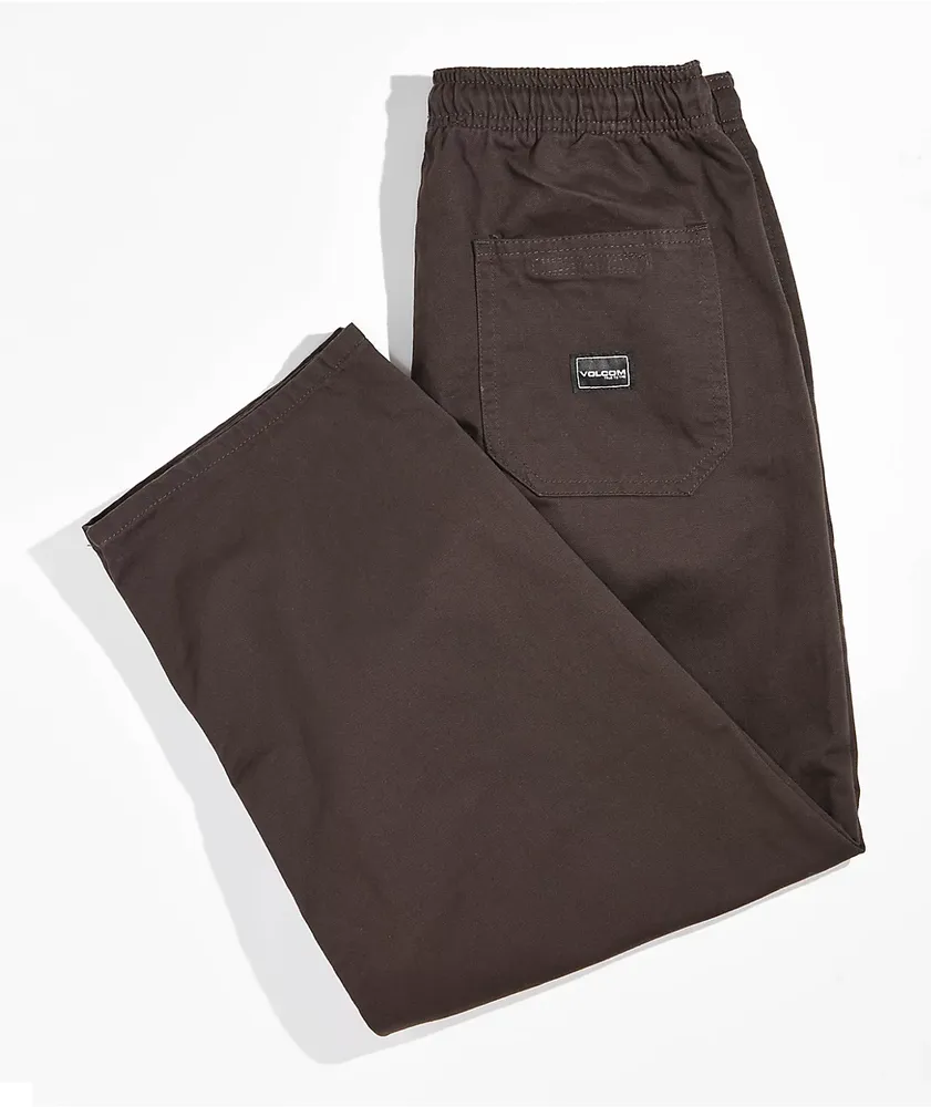 Volcom Kids Outer Spaced Brown Corduroy Pants