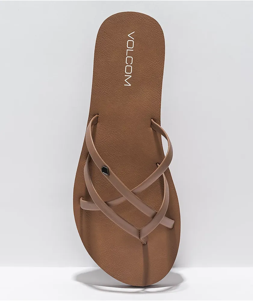 Volcom New School Cognac Sandals