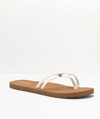 Volcom Thrills II White Sandals