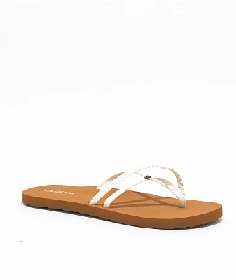 Volcom Thrills II White Sandals