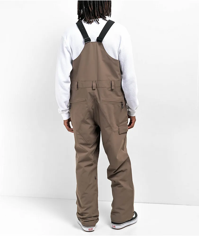 Volcom V. Co Sparta Teak 10K Snowboard Bib Pants