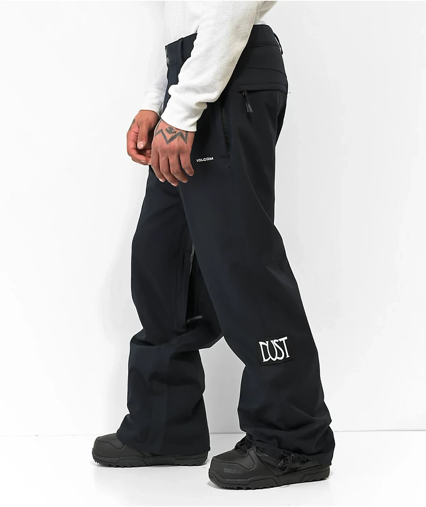 Volcom x Dustbox Black 15K Chino Snowboard Pants