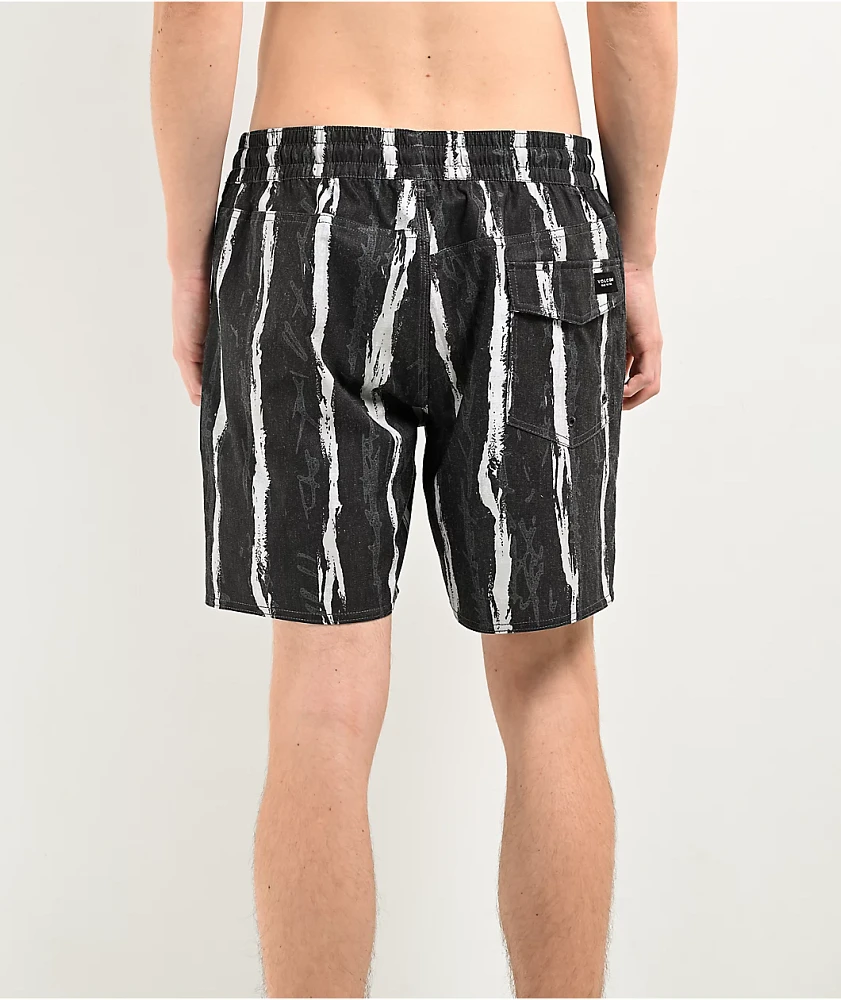 Volcom x Hockey Dad Black Board Shorts