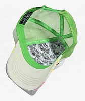 Von Dutch Tagged Denim & Green Trucker Hat