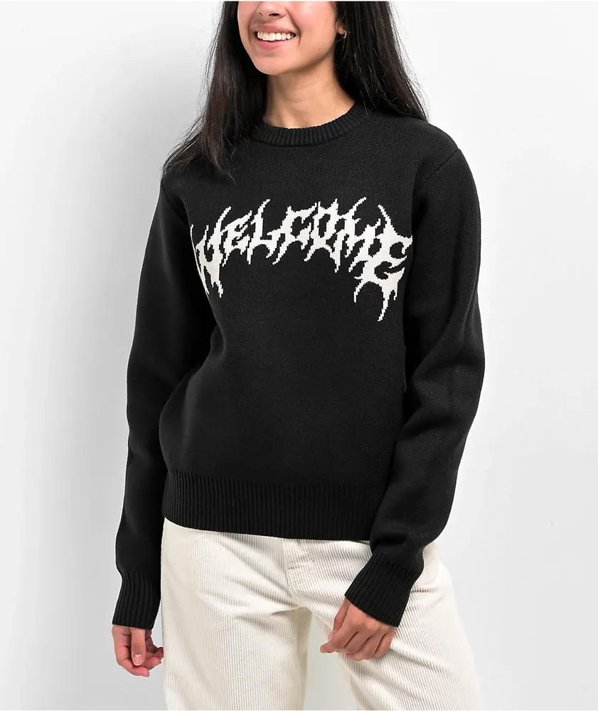 Welcome Barb Black Sweater