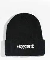 Welcome Bubble Black & White Beanie