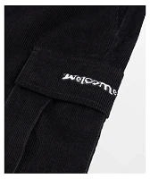 Welcome Chamber Black Cargo Shorts