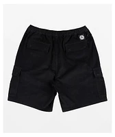 Welcome Chamber Black Cargo Shorts