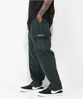 Welcome Chamber Green Corduroy Elastic Waist Pants