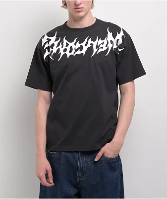 Welcome Collar Black T-Shirt