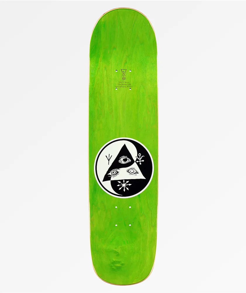 Welcome Sloth On Bunyip White, Blue & Yellow 8.0" Skateboard Deck