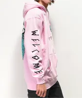 Welcome Sloth Pink Hoodie