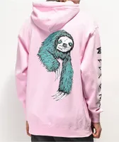 Welcome Sloth Pink Hoodie