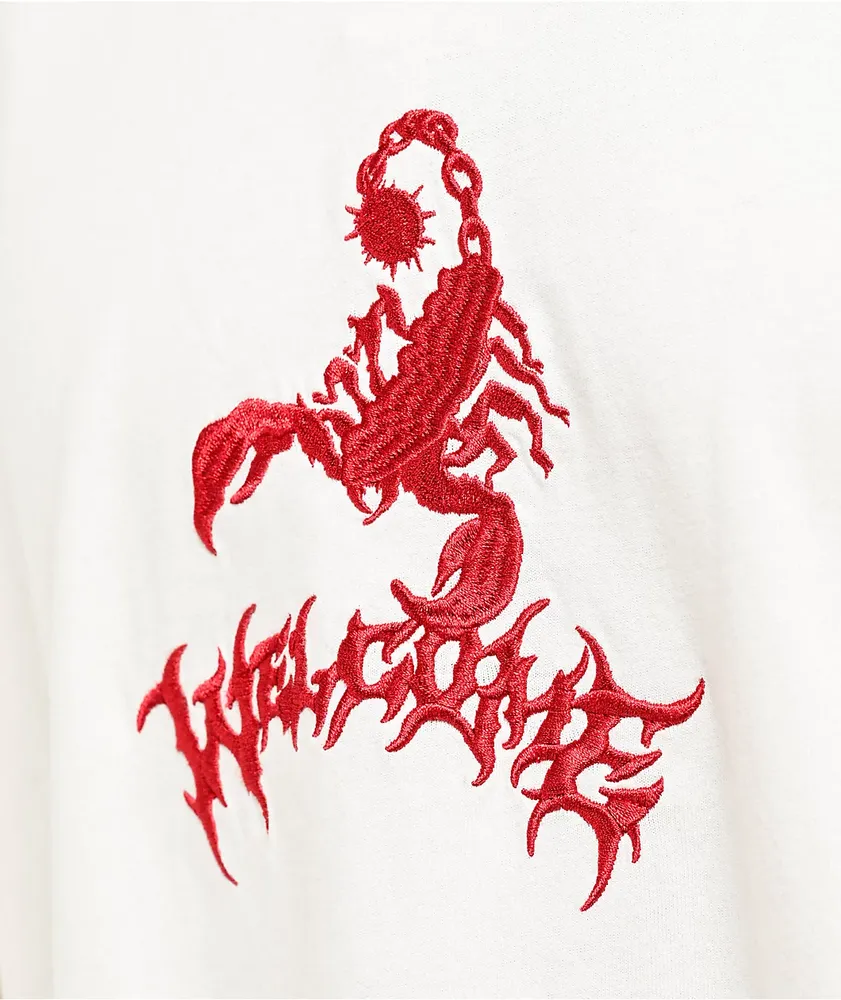Welcome Stinger Off White Long Sleeve T-Shirt
