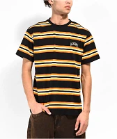 Welcome Thelma Black & Brown Stripe T-Shirt