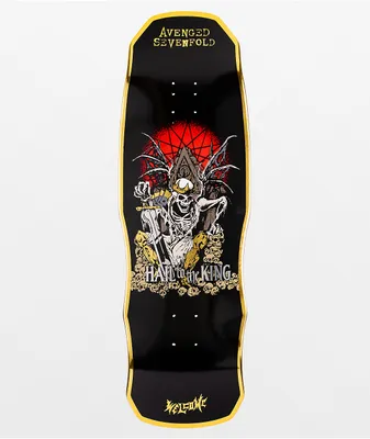 Welcome x Avenged Sevenfold Hail To The King On Dark Lord 9.75" Skateboard Deck