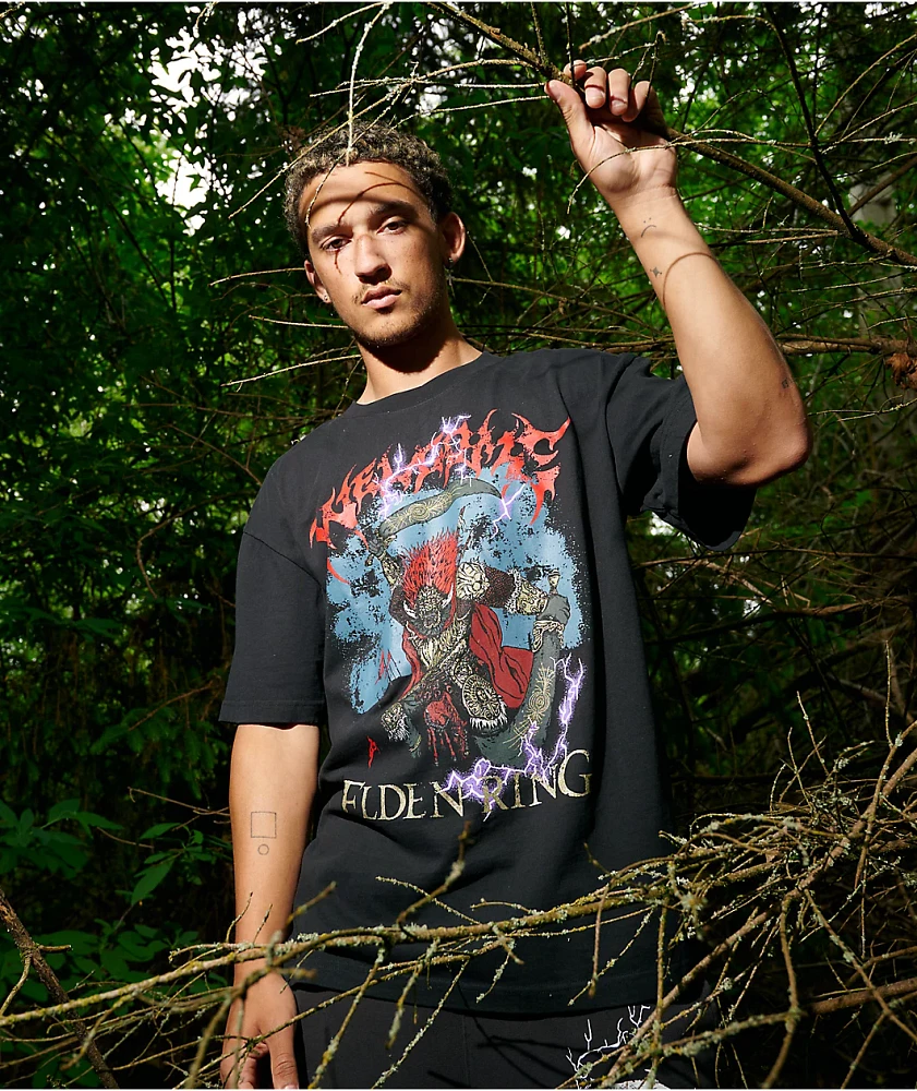 Welcome x Elden Ring Radahn Black T-Shirt