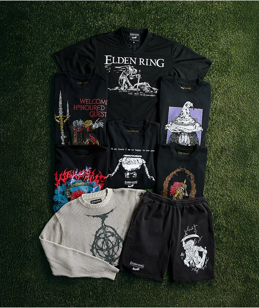 Welcome x Elden Ring Radahn Charcoal Sweat Shorts