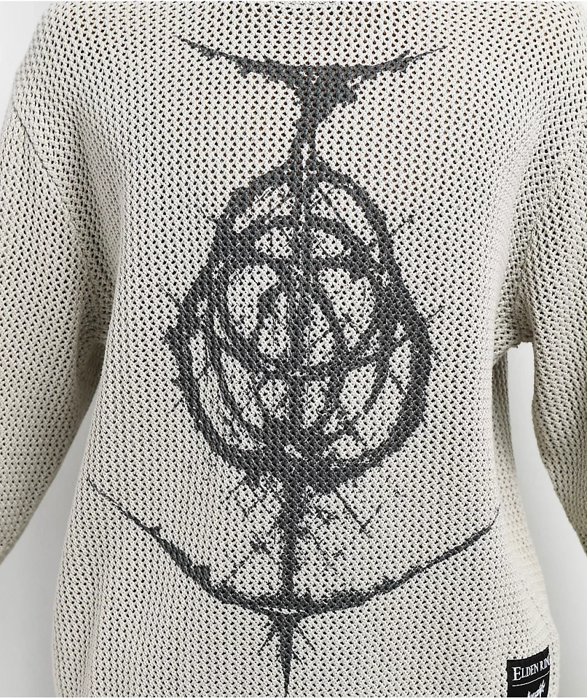 Welcome x Elden Ring Rune Natural Crotchet Sweater