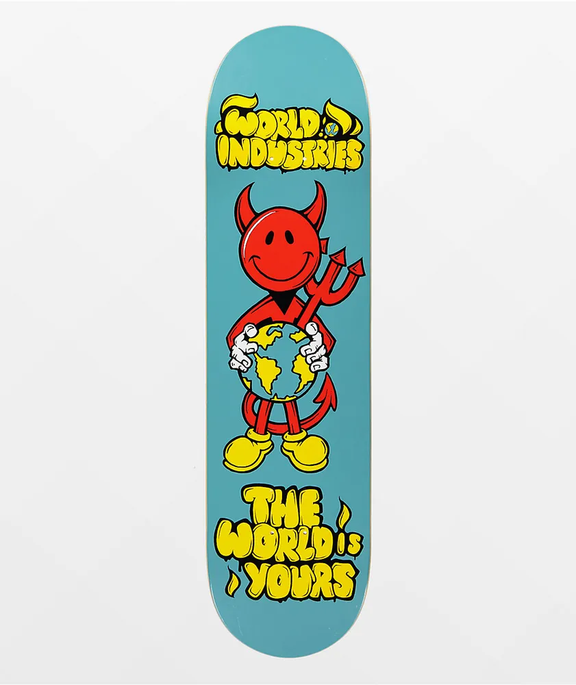 World Industries Devilman World Is Yours 8.25" Skateboard Deck