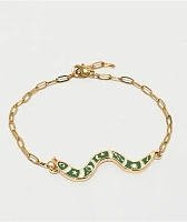 Yellow Owl Workshop Snake Gold Bracelet