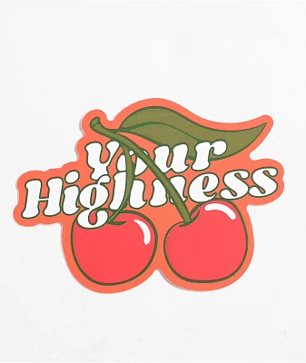 Your Highness Cherry Pie Sticker