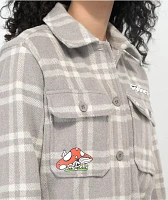 Your Highness Euphoria Grey Flannel Shirt