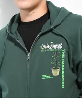 Your Highness Imagination Green Zip Hoodie
