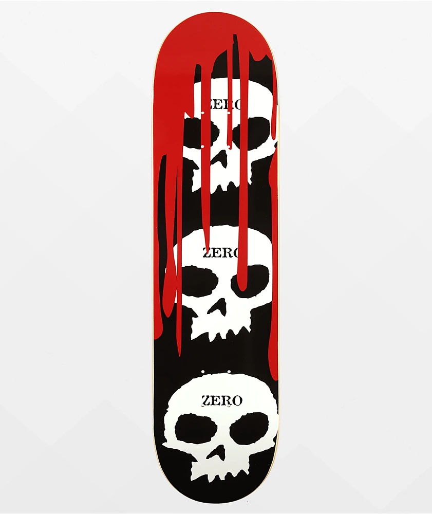 Zero 3 Skull Blood 8.0" Skateboard Deck