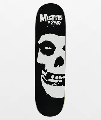 Zero x Misfits Fiend Skull 8.5" Skateboard Deck