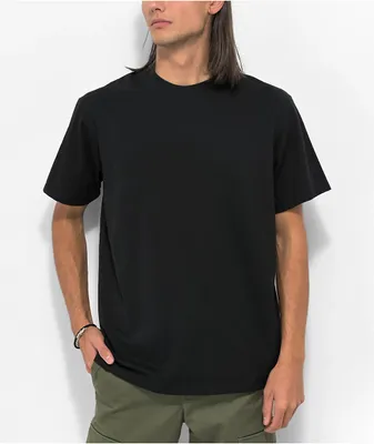 Zine Black Recycled Cotton & Polyester T-Shirt