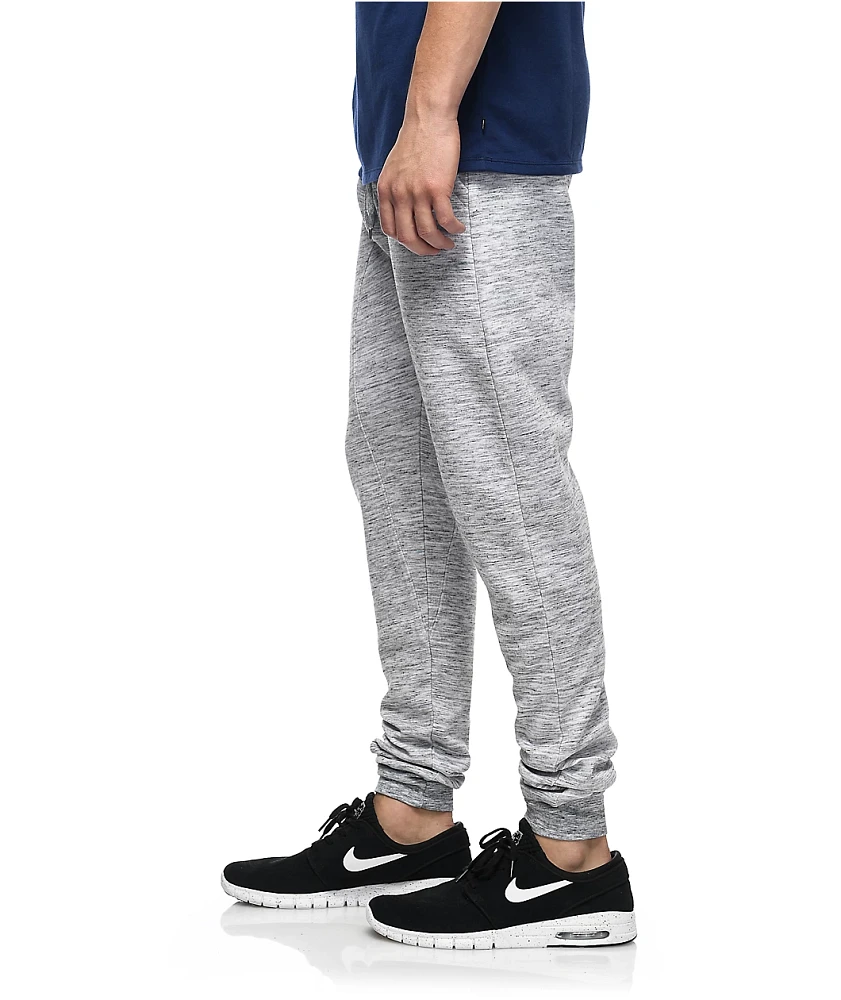 Zine Cover Space Dye Knit Jogger Pants