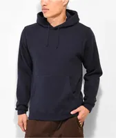 Zine Navy Blue Hoodie