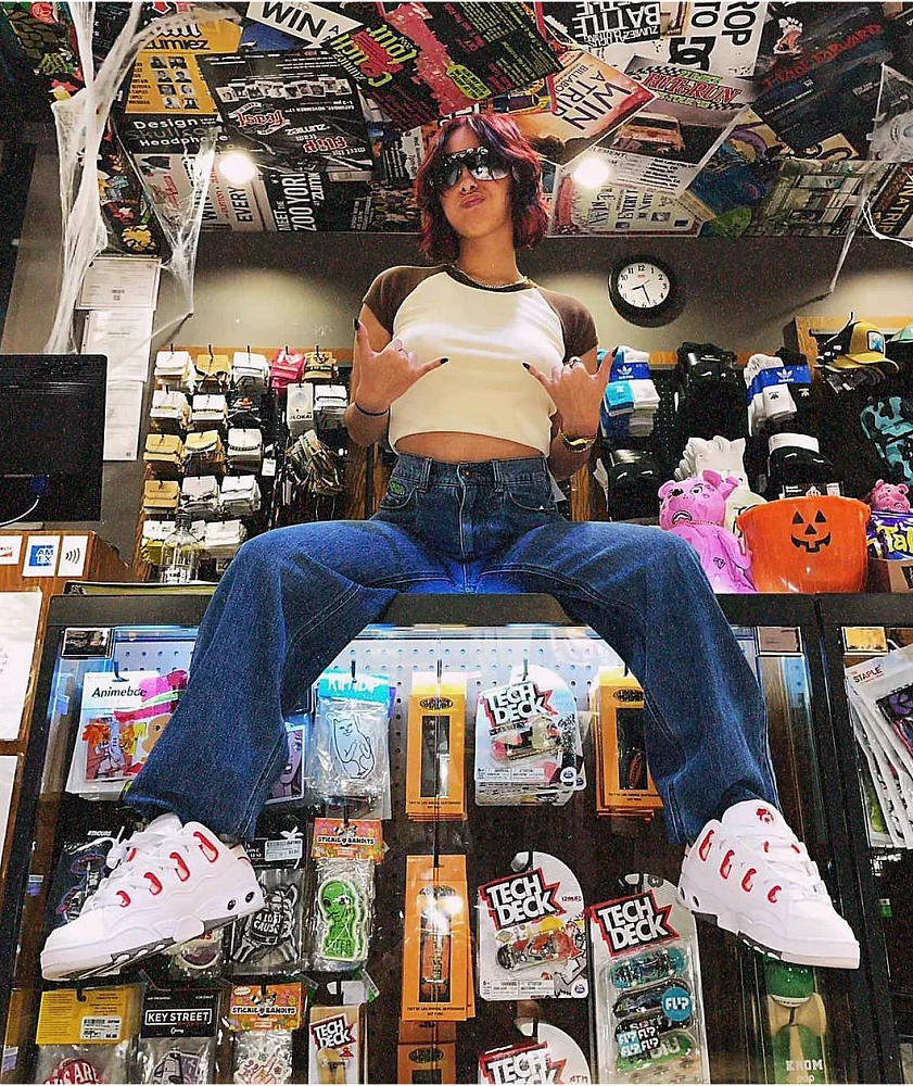 Zine Pammie Brown Raglan Crop T-Shirt