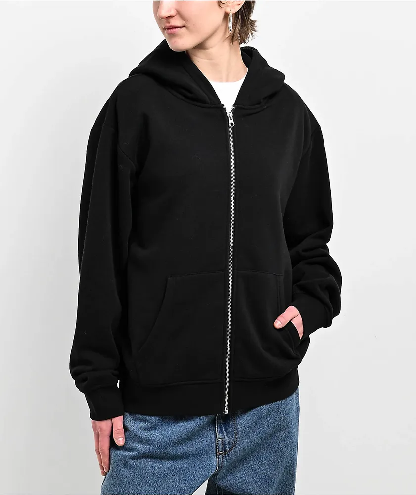Zine Russo Black Zip Hoodie