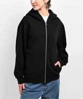 Zine Russo Black Zip Hoodie