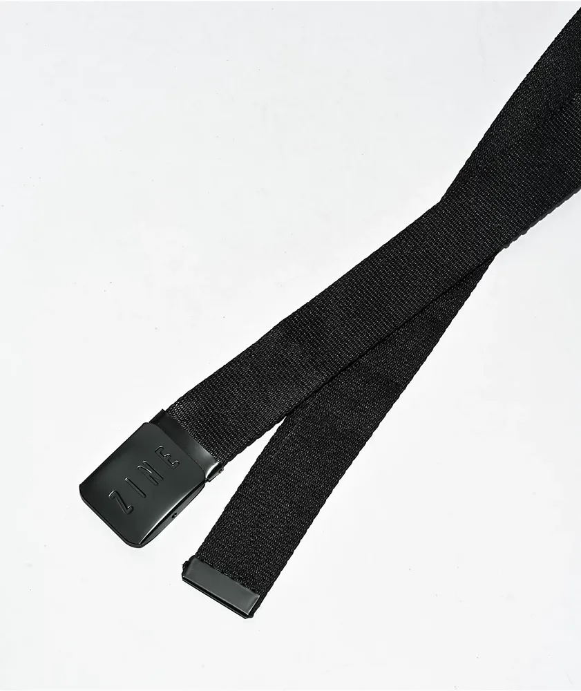 Zine Webster II Black Web Belt